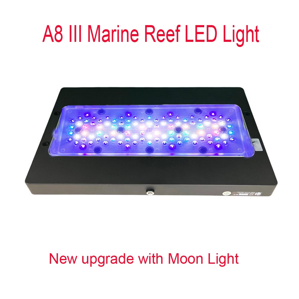 Marine Coral - A8 III Moon Light ไฟตู้ปลาทะเลทรงพลังสำหรับปะการัง พร้อมระบบหรี่ไฟแบบตั้งโปรแกรมได้