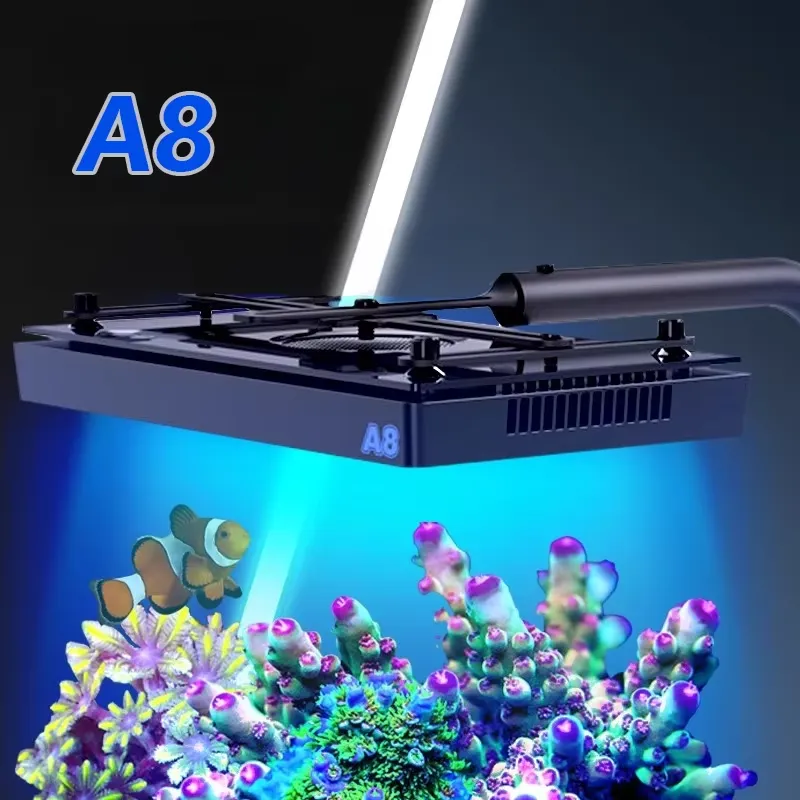 Marine Fish Tank - ไฟ LED สำหรับตู้ปลาทะเล A8SE II Max