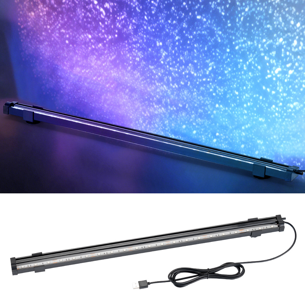 Aquarium Marine Lights - ไฟ LED USB สำหรับตู้ปลา พร้อมฟองอากาศ เปลี่ยนสีอัตโนมัติ