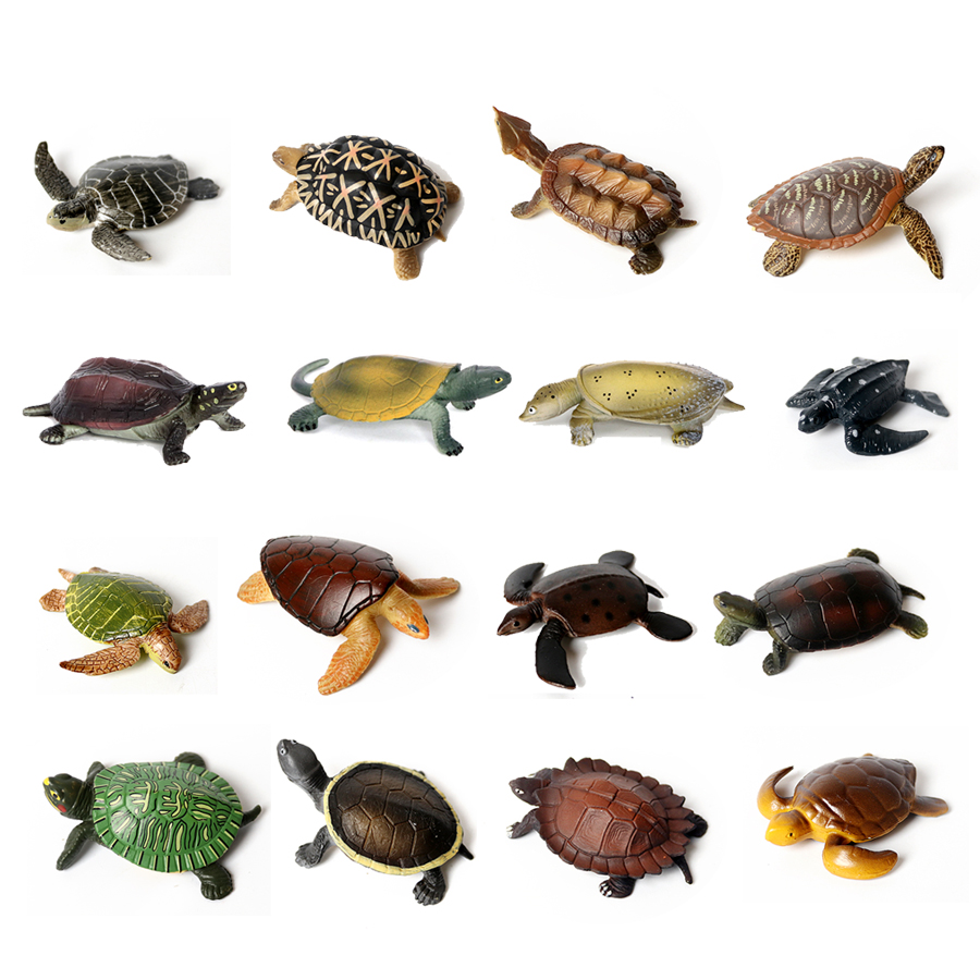 Marine Fish Tank - โมเดลเต่าทะเลขนาดเล็กเหมือนจริงตุ๊กตาเต่าทะเลของตกแต่งของตกแต่งตู้ปลาพิพิธภัณฑ์สัตว์น้ำ