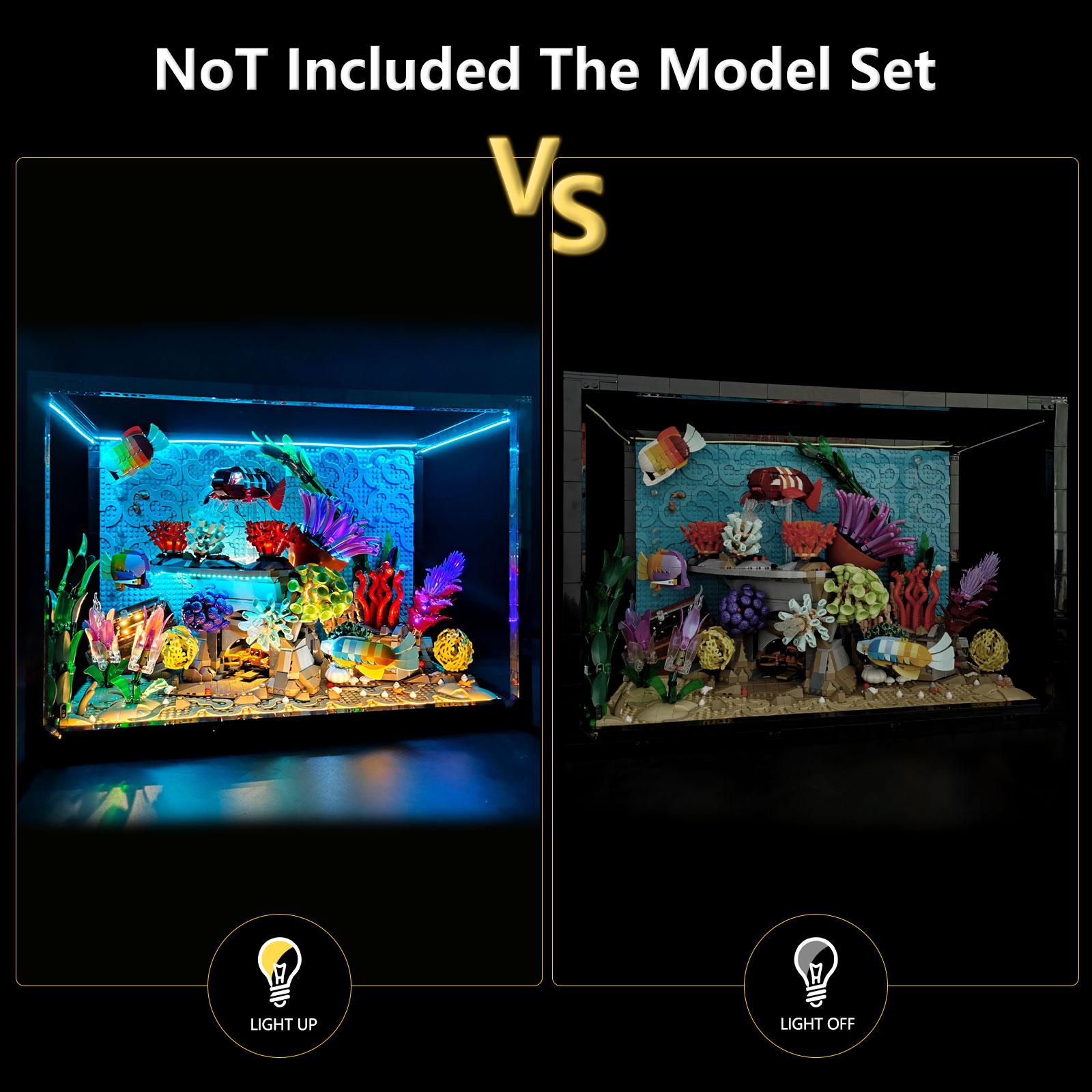 ชุดไฟ LED LYBMTWF ใช้ได้กับชุด - Aquarium Marine Lights บทวิจารณ์และราคา