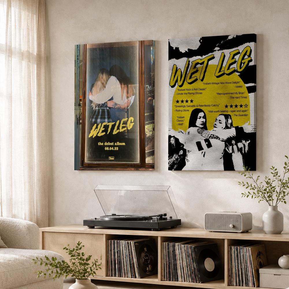 W-Wet Leg วงร็อก ภาพวาดติดผนัง - Live Rock บทวิจารณ์และราคา