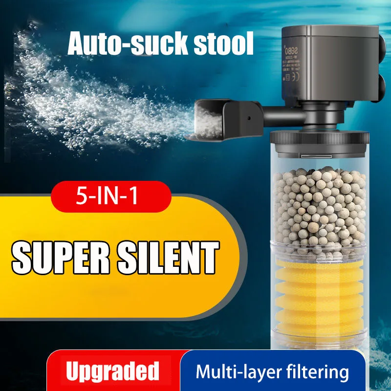 220V 50Hz Silent Filter สําหรั - Reef Tank Filter บทวิจารณ์และราคา