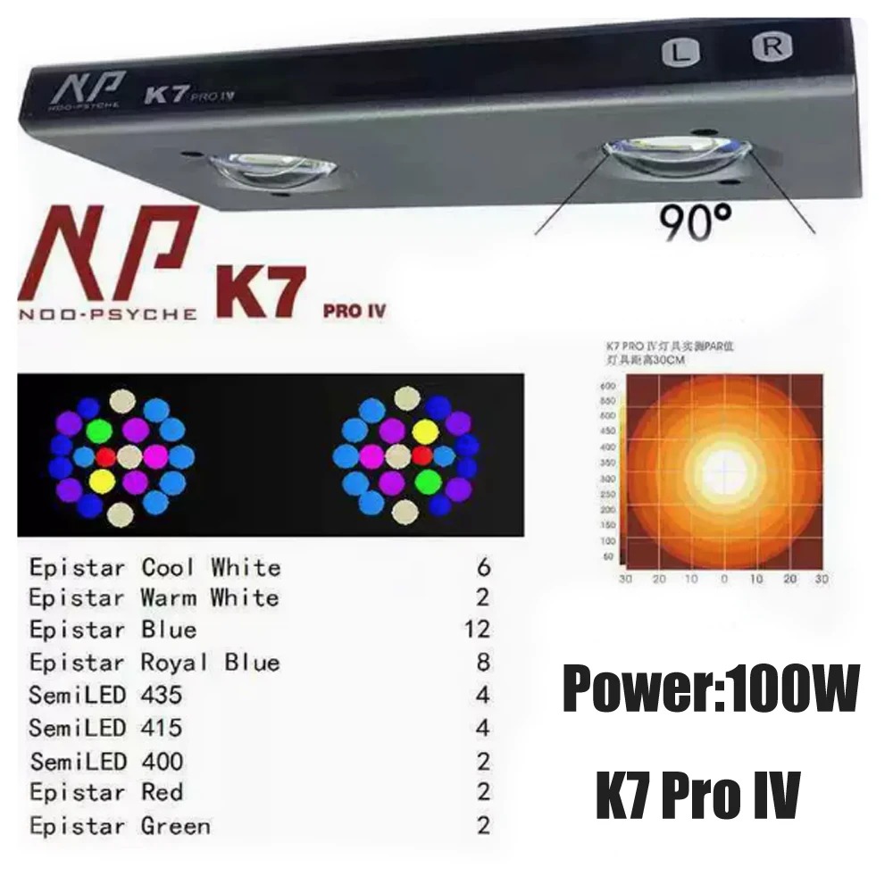 ไฟ LED สำหรับตู้ปลาทะเล Noopsy - Reef Aquarium บทวิจารณ์และราคา