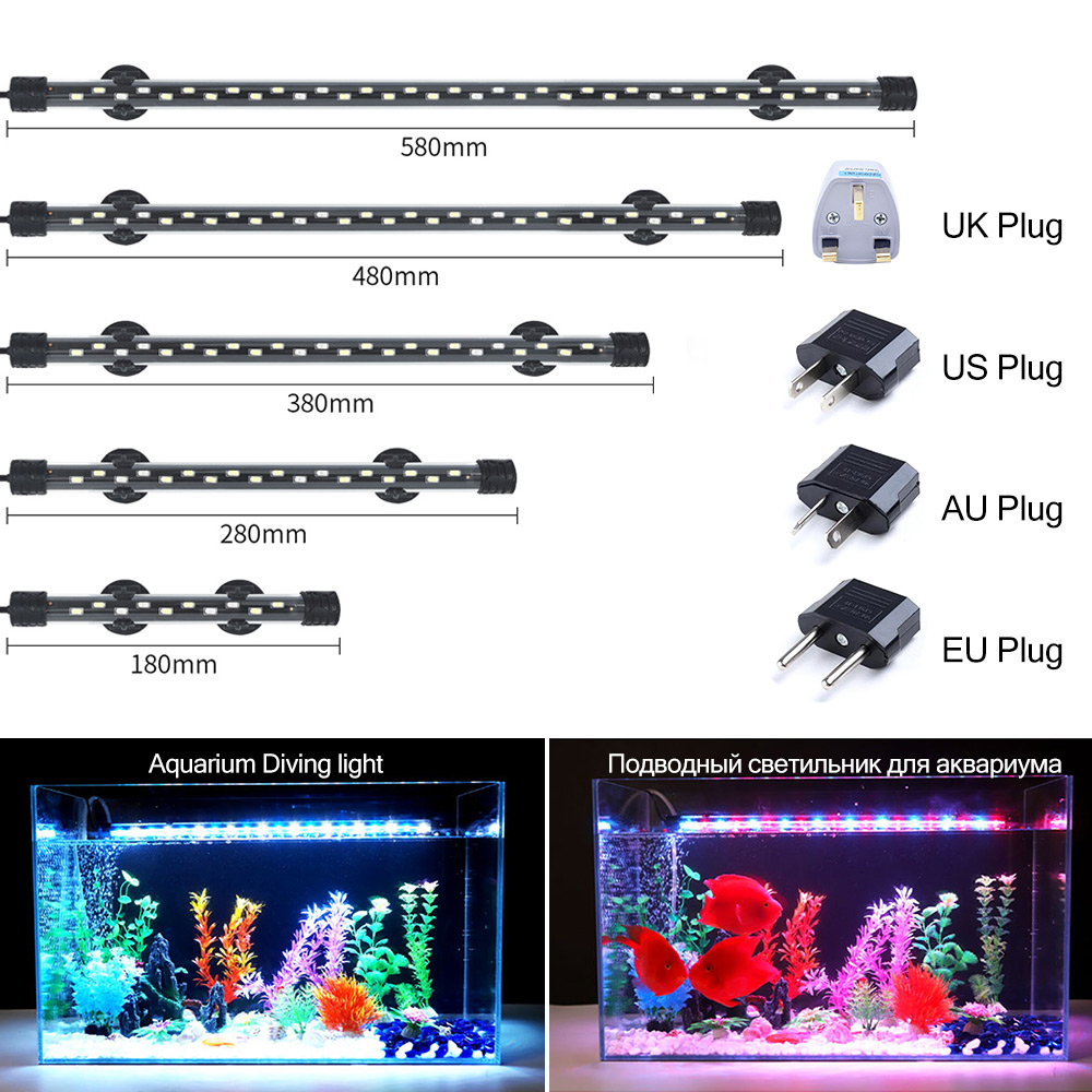 90-260V Aquarium LIGHT LED กัน - Aquarium Marine Lights บทวิจารณ์และราคา